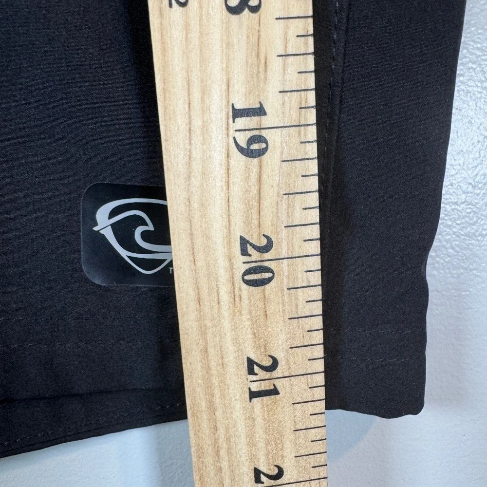 Wave Zone Mens 36 Black Boardshorts Swim Trunks NWT 9.5 Inseam Surf Beach Sporty